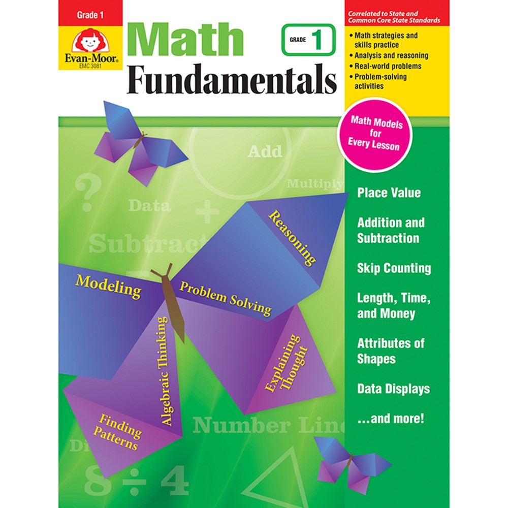 EMC3081 - Math Fundamentals Gr 1 in Activity Books