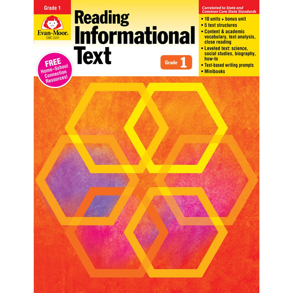 EMC3201 - Gr 1 Reading Informational Text Lessons For Common Core Mastery in Reading Skills