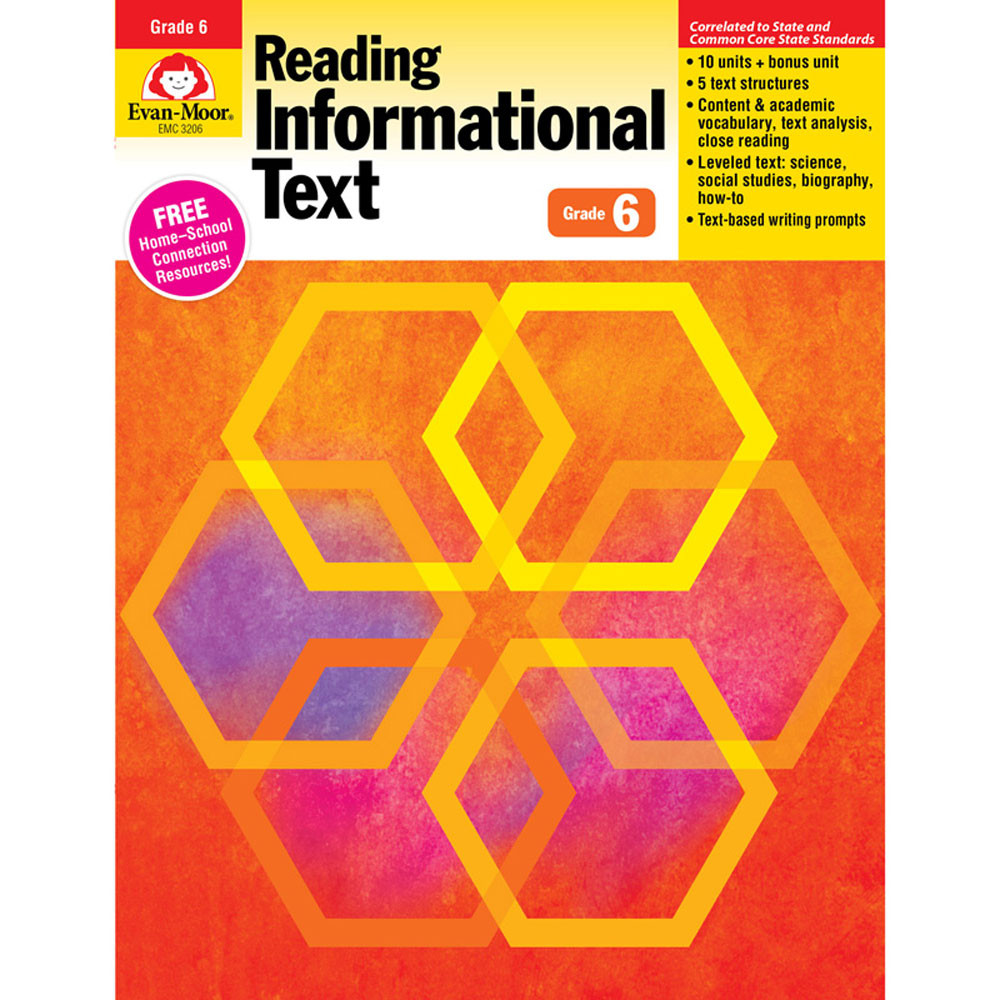 EMC3206 - Gr 6&Up Reading Informational Text Lessons For Common Core Mastery in Reading Skills