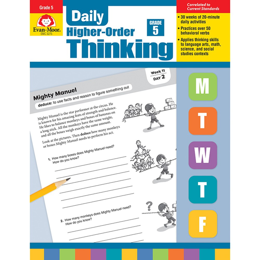 EMC3275 - Daily Higher Order Thinking Gr 5 in Books