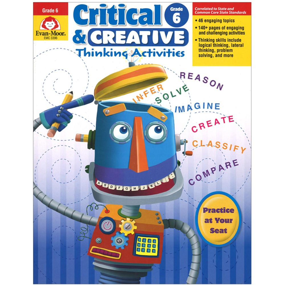 EMC3396 - Critical And Creative Thinking Activities Gr 6 in Games & Activities