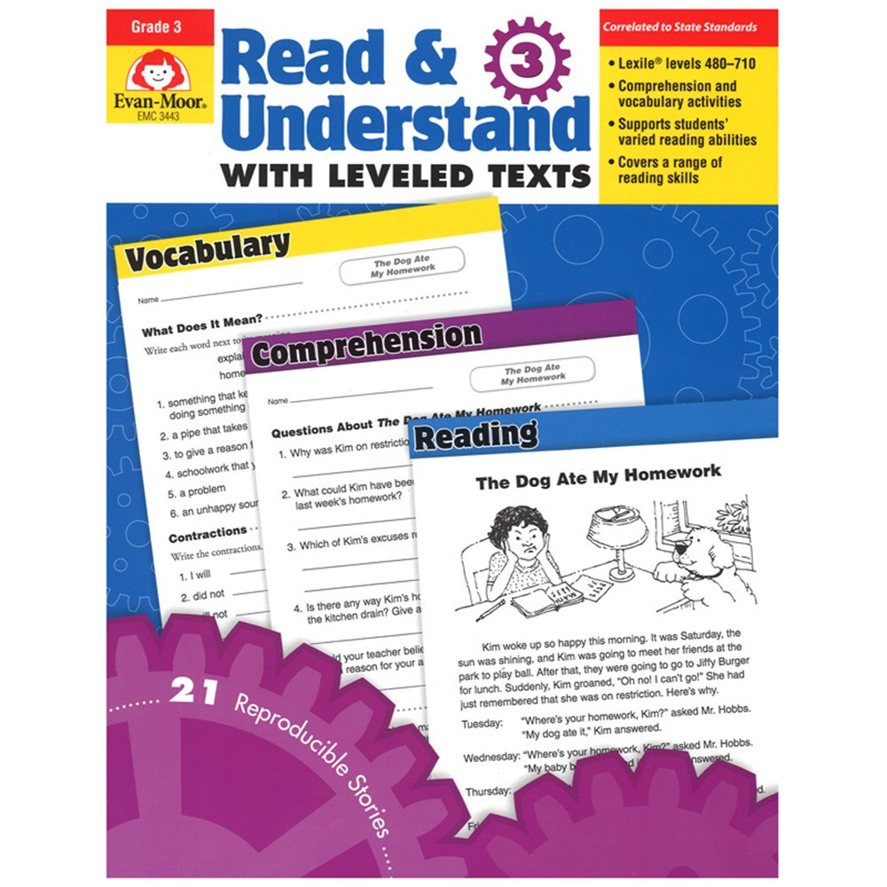 EMC3443 - Read And Understand Stories And Activities Gr 3 in Reading Skills
