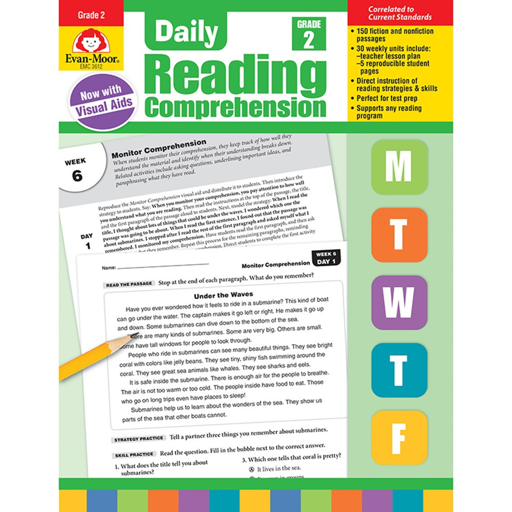 EMC3612 - Daily Reading Comprehension Gr 2 in Comprehension