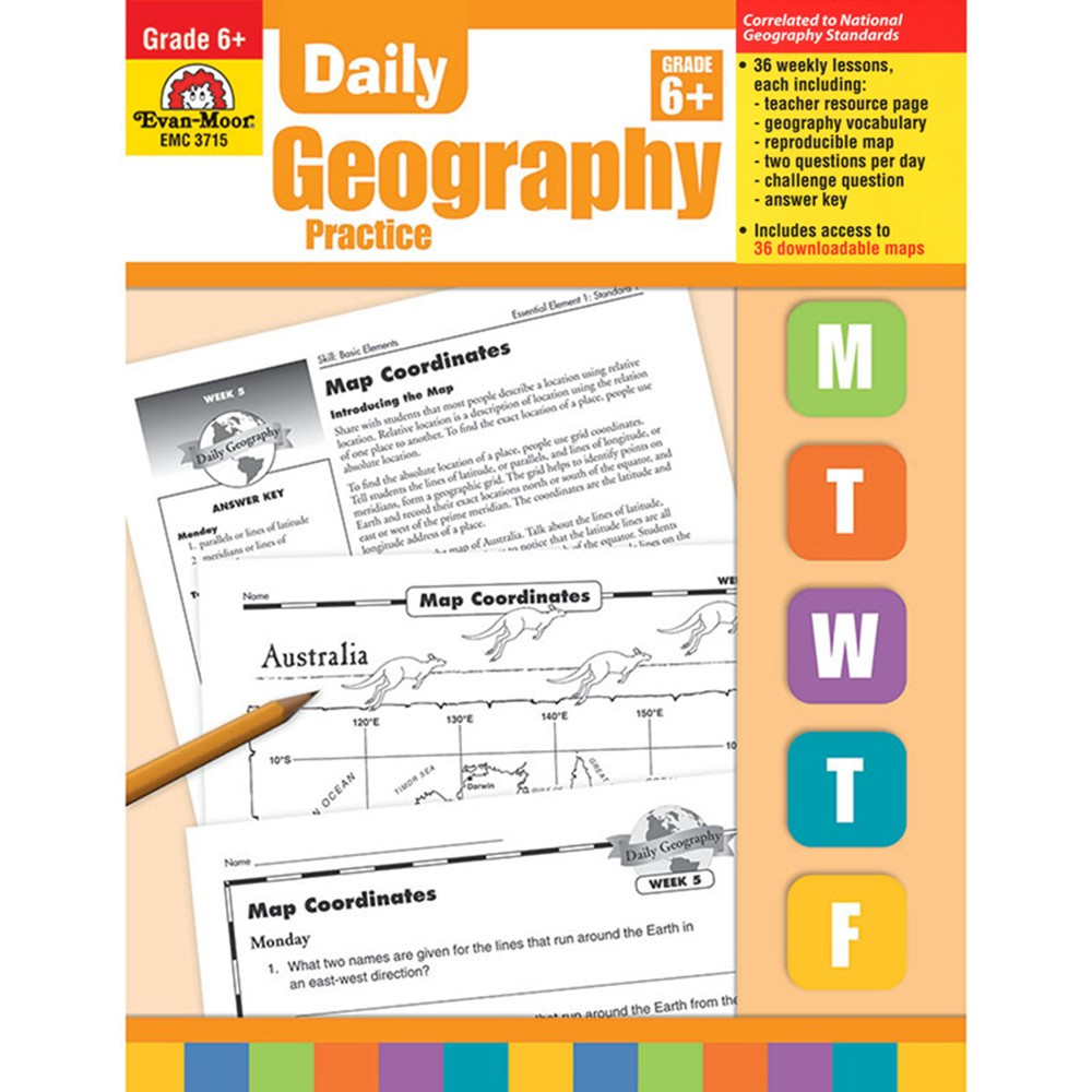 EMC3715 - Daily Geography Practice Gr 6 in Geography