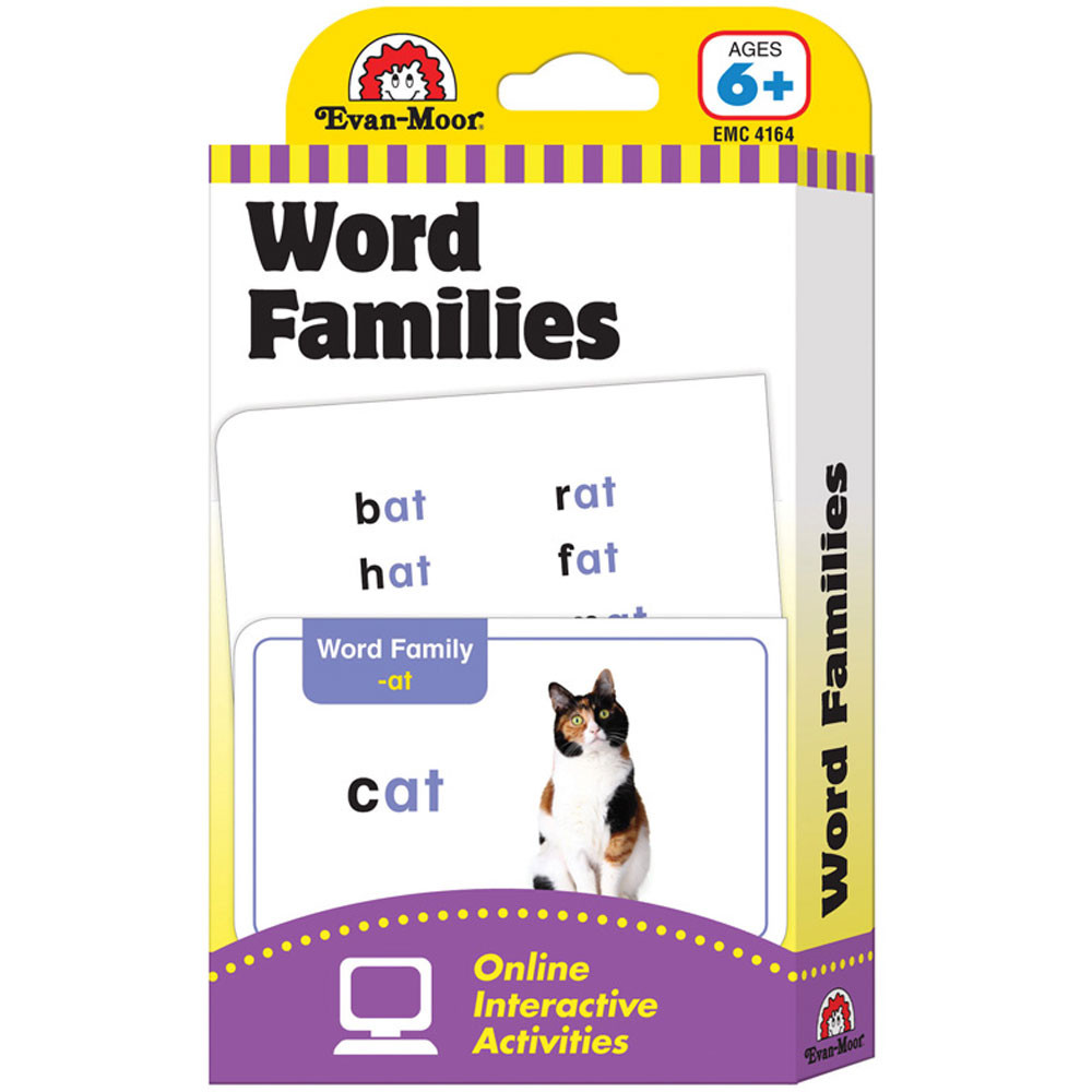 EMC4164 - Flashcard Set Word Families in Word Skills