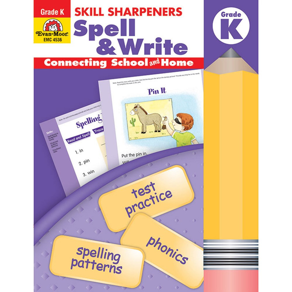 EMC4536 - Spell & Write Kindergarten in Spelling Skills