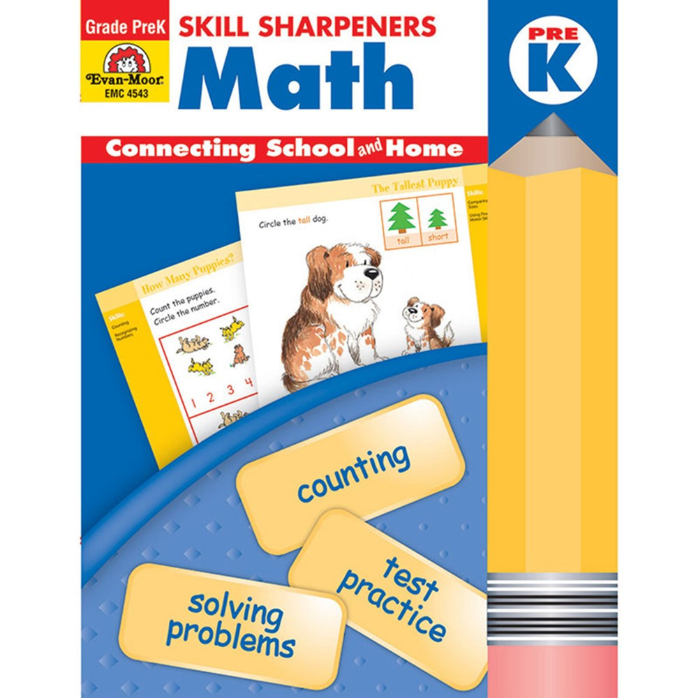 EMC4543 - Math Pre Kindergarten in Activity Books