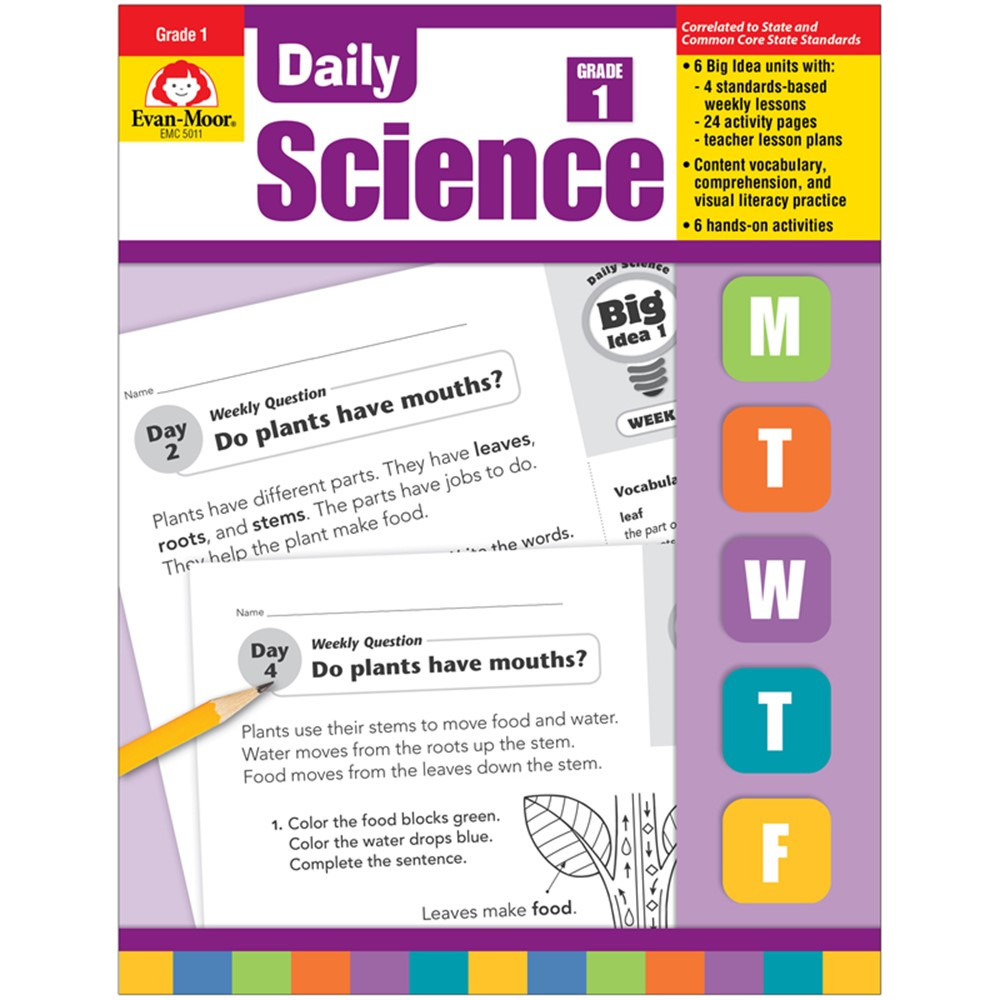EMC5011 - Daily Science Gr 1 in Activity Books & Kits