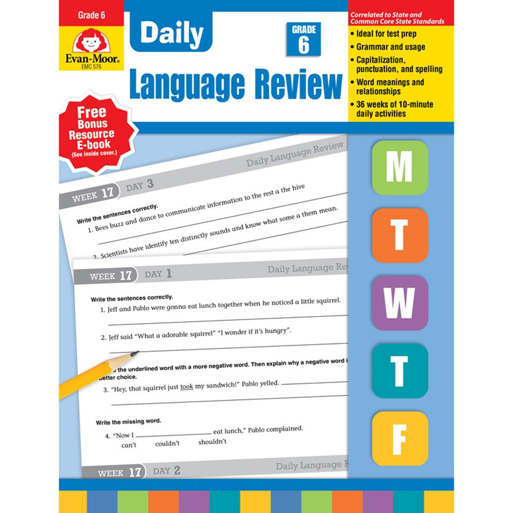 EMC576 - Daily Language Review Gr 6 in Language Skills