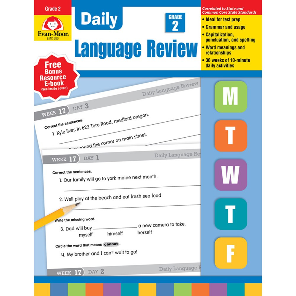 EMC580 - Daily Language Review Gr 2 in Language Skills