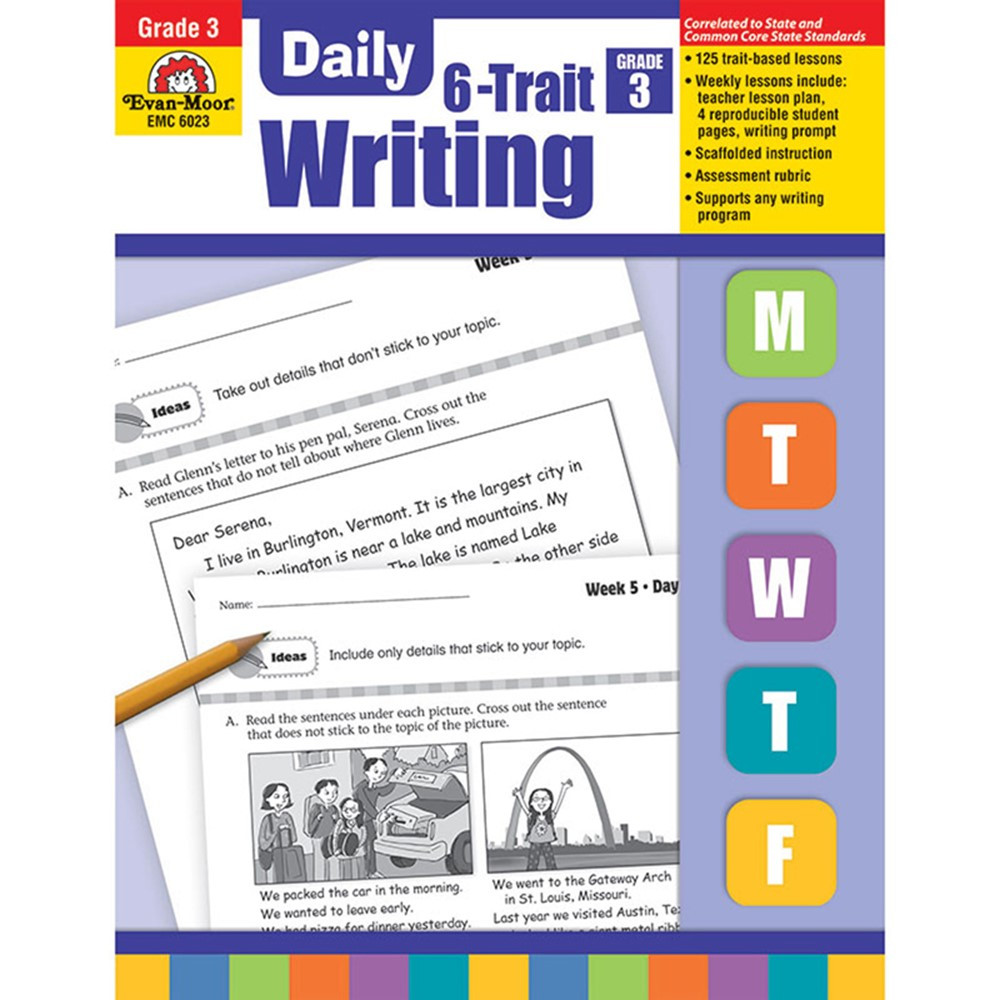 EMC6023 - Daily 6 Trait Writing Gr 3 in Writing Skills