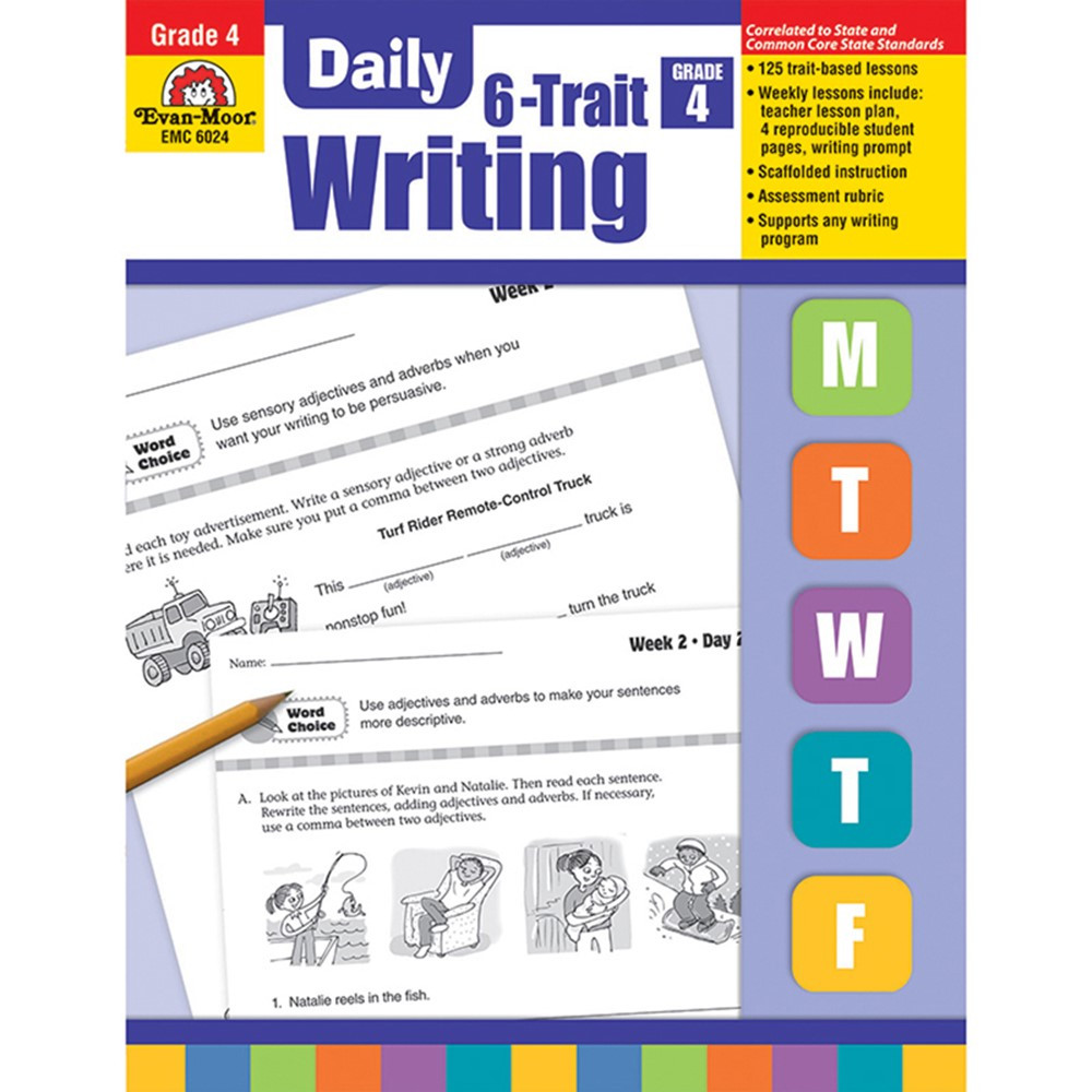 EMC6024 - Daily 6 Trait Writing Gr 4 in Writing Skills