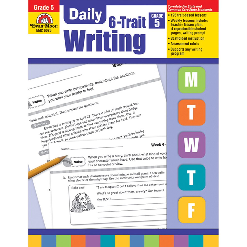 EMC6025 - Daily 6 Trait Writing Gr 5 in Writing Skills