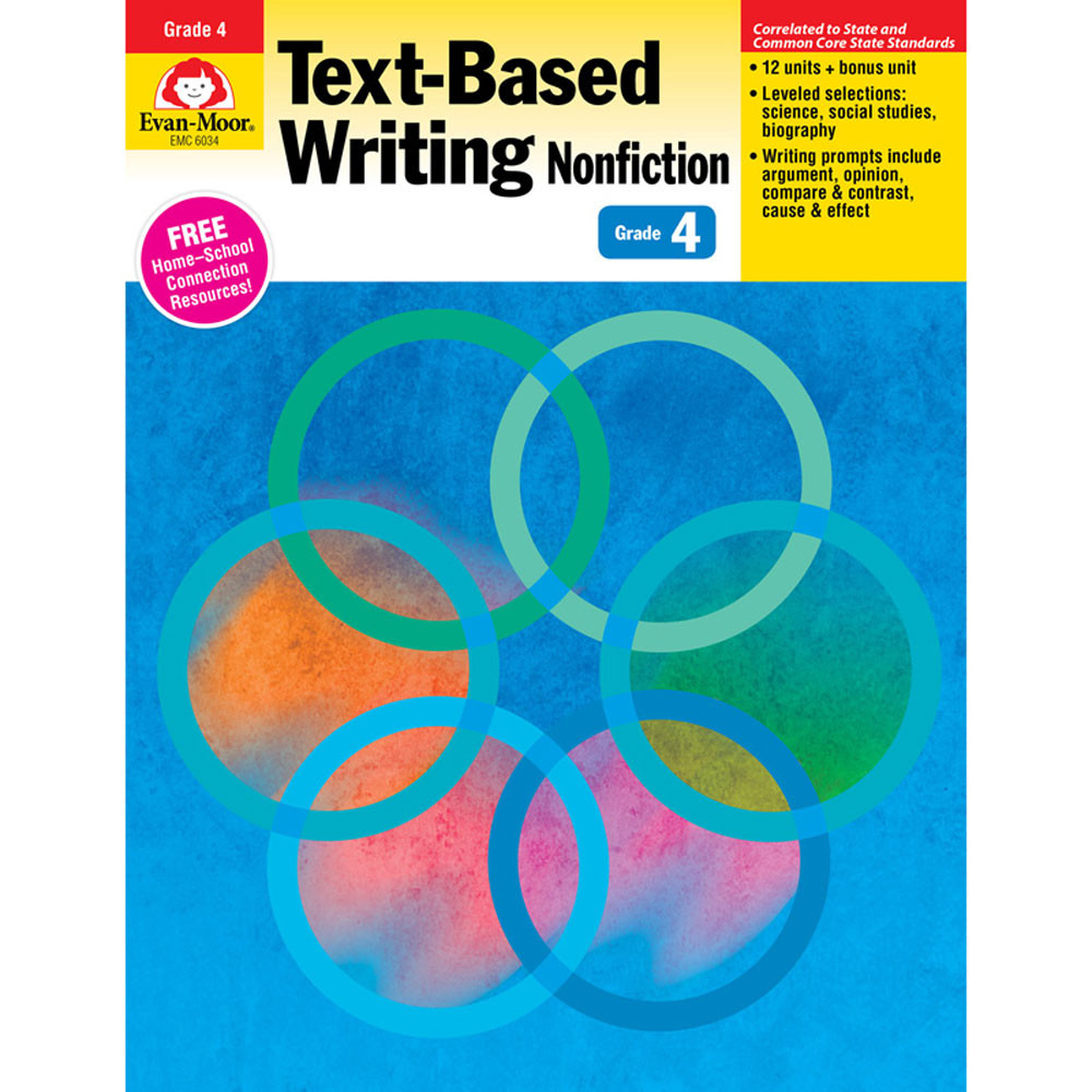 EMC6034 - Gr 4 Text Based Writing Lessons For Common Core Mastery in Writing Skills
