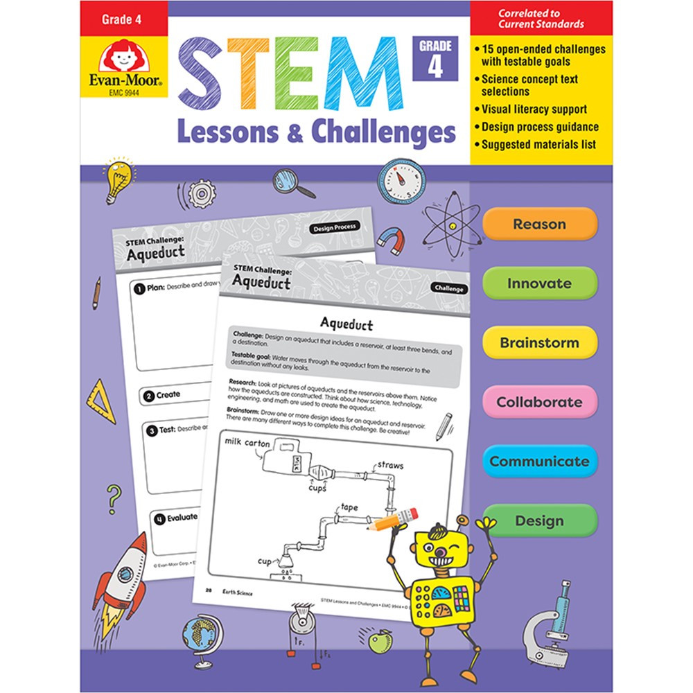 EMC9944 - Stem Lessons & Challenges Grade 4 in Classroom Activities