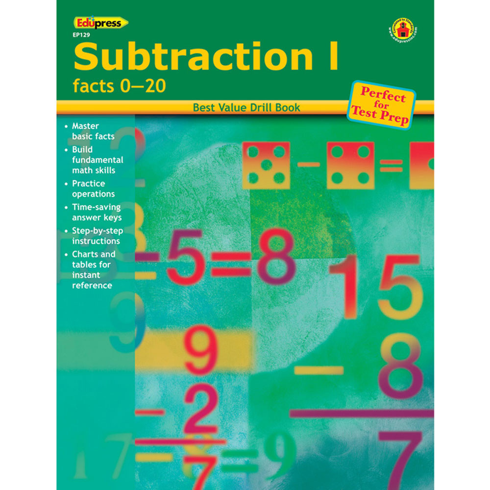 EP-129 - Subtraction 1 Facts 0-20 in Addition & Subtraction