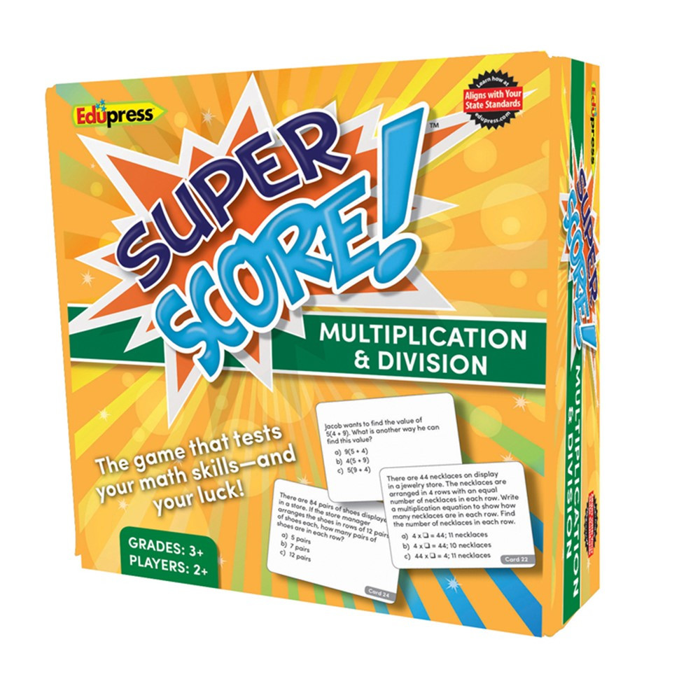 Super Score Game Mult Div Gr 3-4 - EP-2081 | Teacher Created Resources