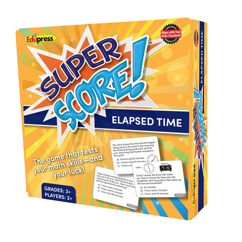 Super Score Game Elapsed Time Gr 3 - EP-2082 | Teacher Created Resources
