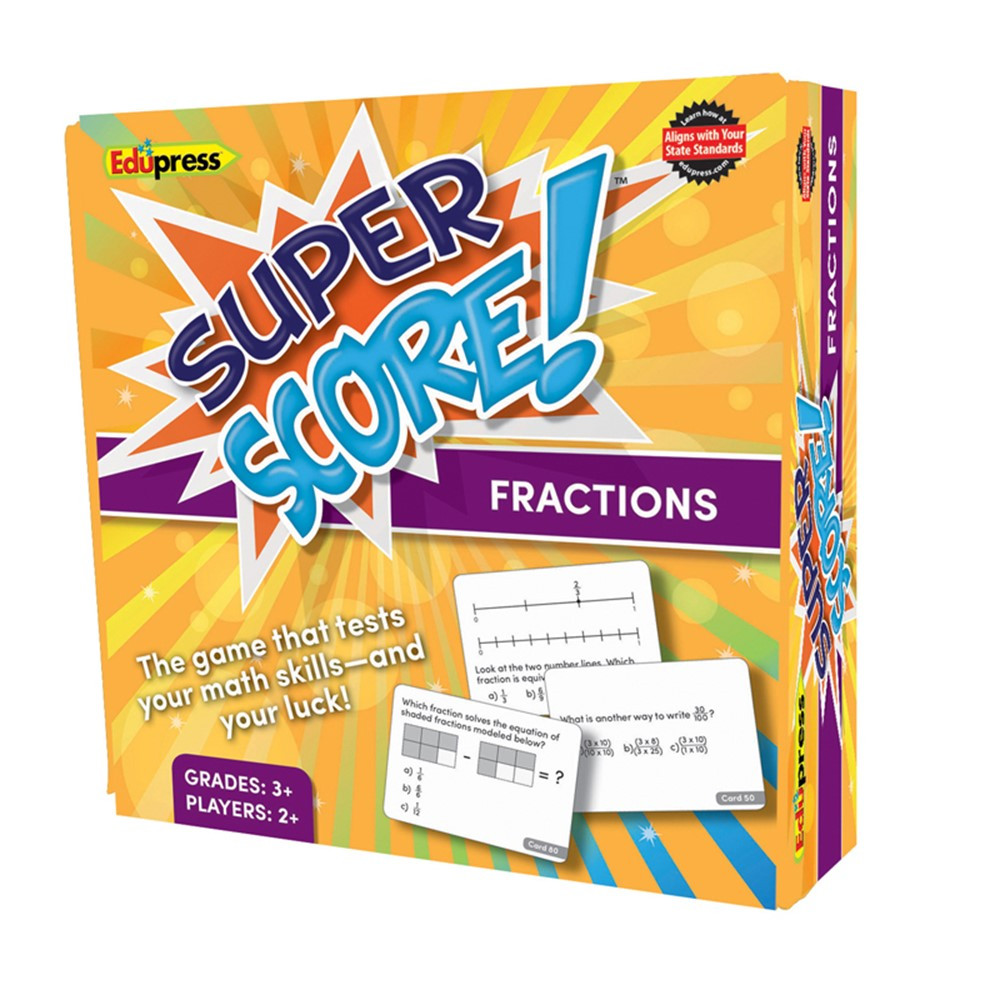 Super Score Game Fractions Gr 3 - EP-2083 | Teacher Created Resources