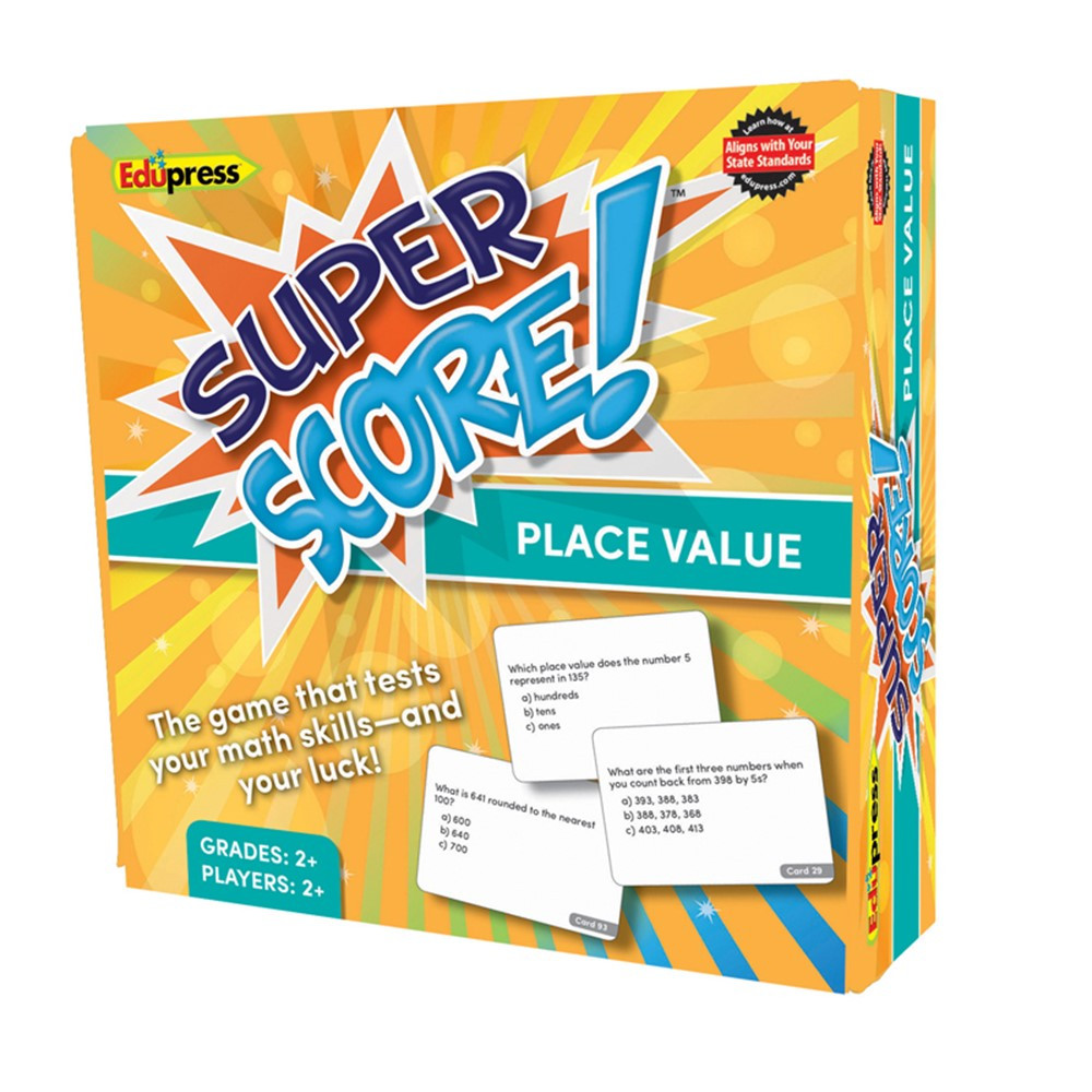 Super Score Place Value Gr 2-3 - EP-2084 | Teacher Created Resources