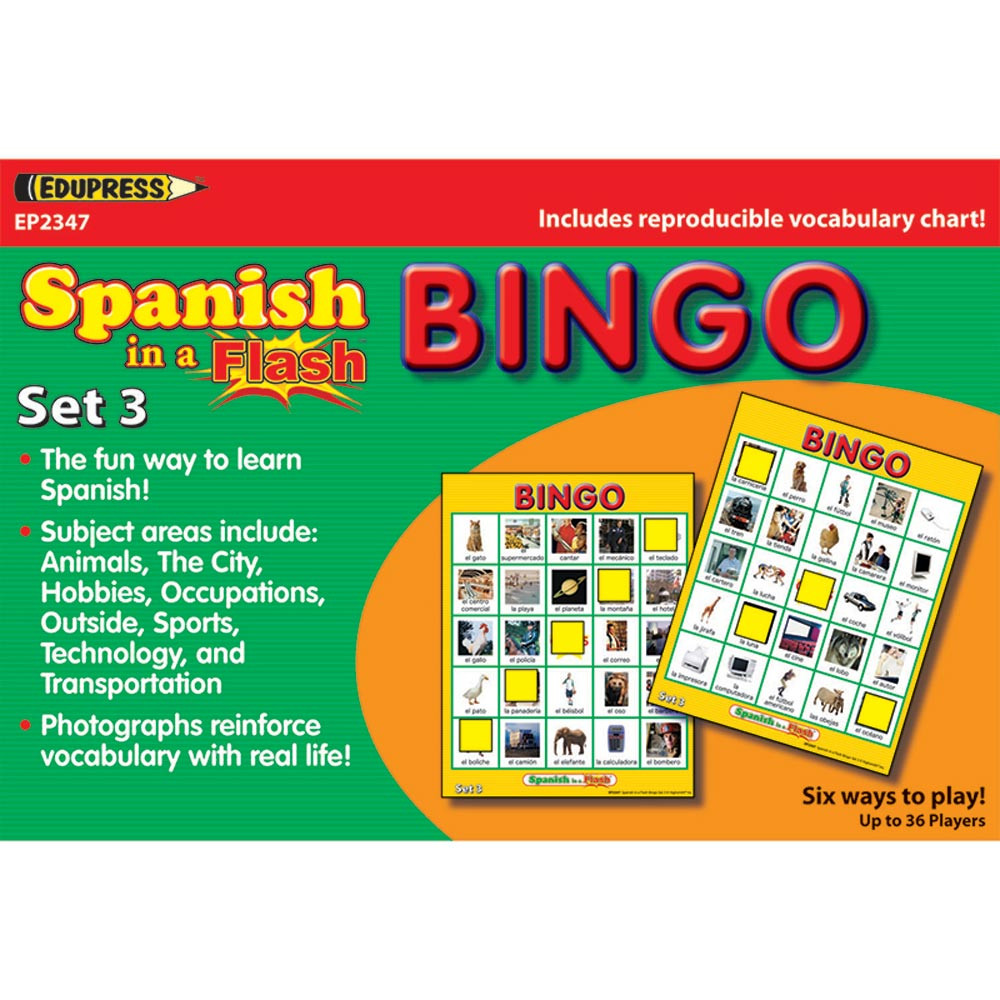 EP-2347 - Spanish In A Flash Bingo Set 3 in Games
