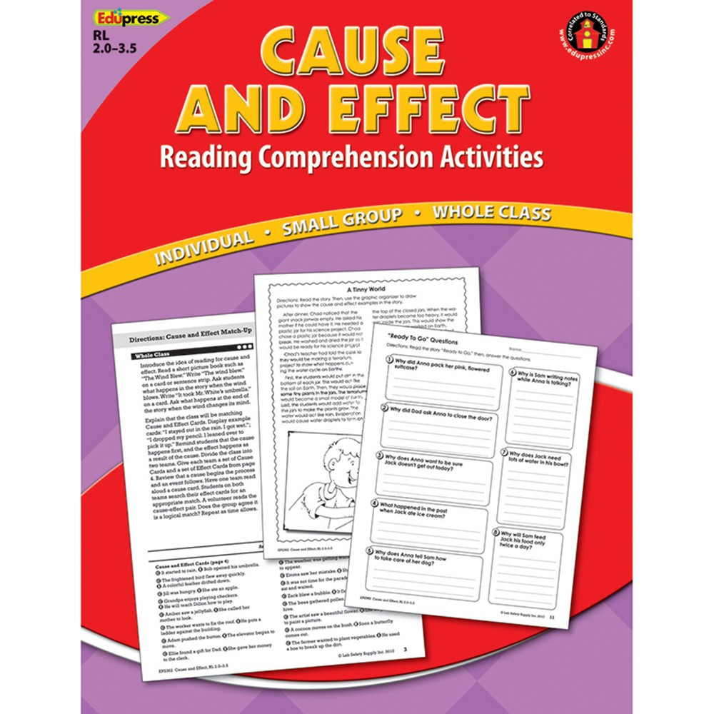 EP-2362 - Cause Effect Comprehension Book Red Level in Comprehension