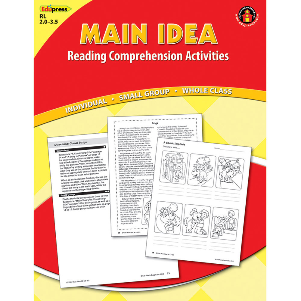 EP-2364 - Main Idea Comprehension Book Red Level in Comprehension