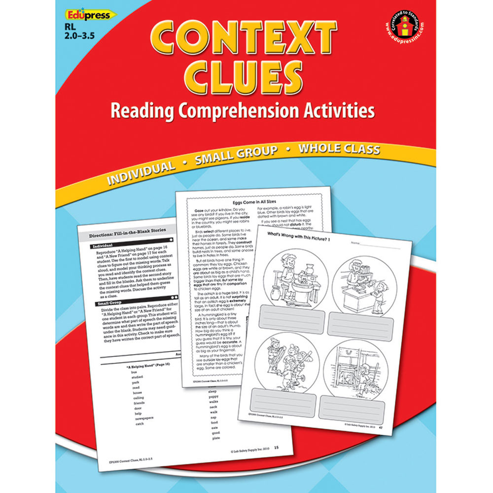 EP-2366 - Context Clues Comprehension Book Red Level in Comprehension