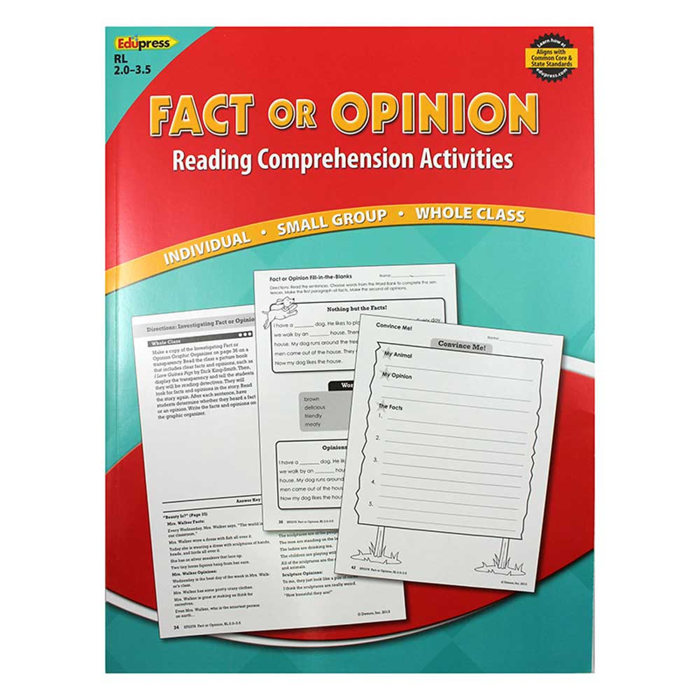 EP-2378 - Fact Or Opinion Book Red Level in Leveled Readers