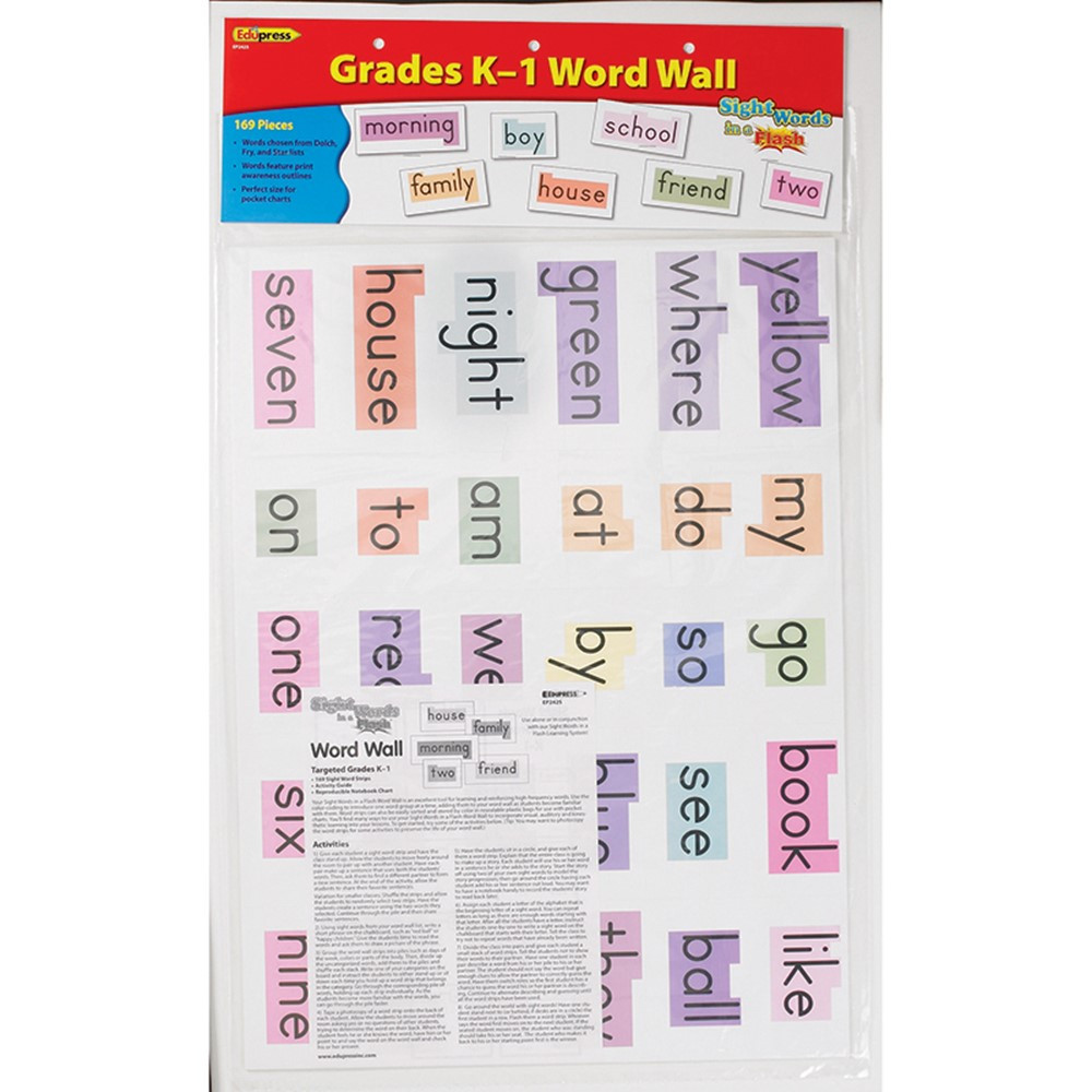 EP-2425 - Sight Words In A Flash Gr K-1 Word Walls in Language Arts