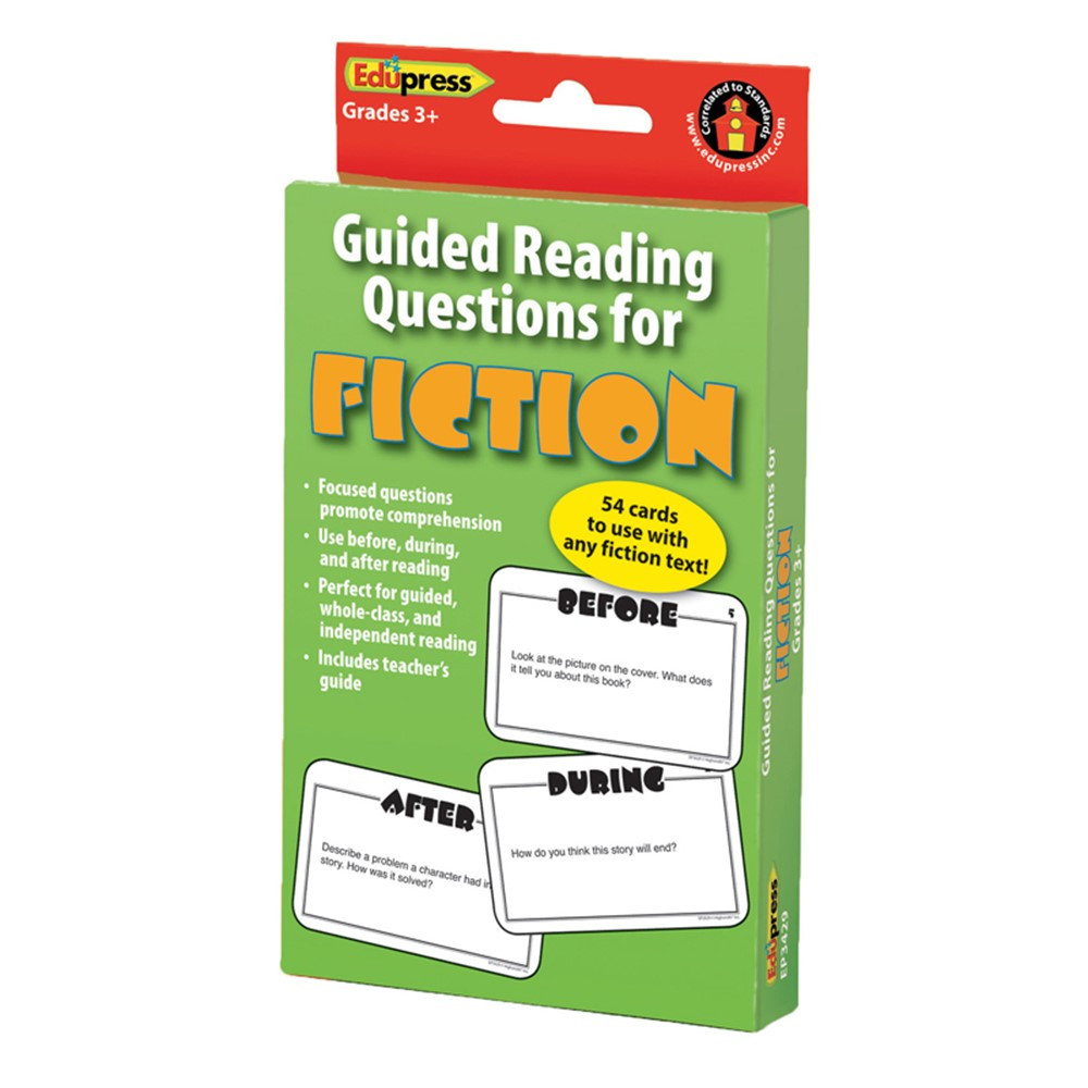 EP-3429 - Guided Reading Question Cards Fiction in Reading Skills