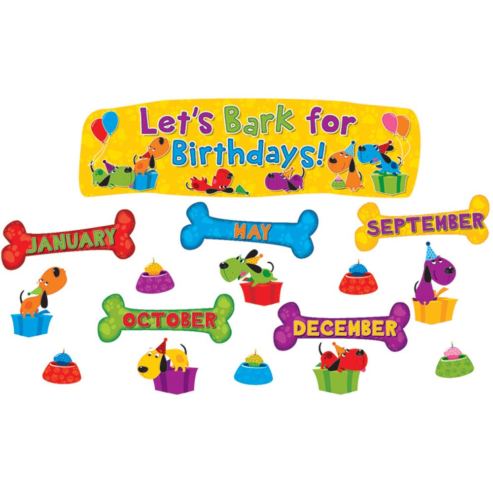 EP-3590 - Lets Bark For Birthdays Mini Bb in Classroom Theme