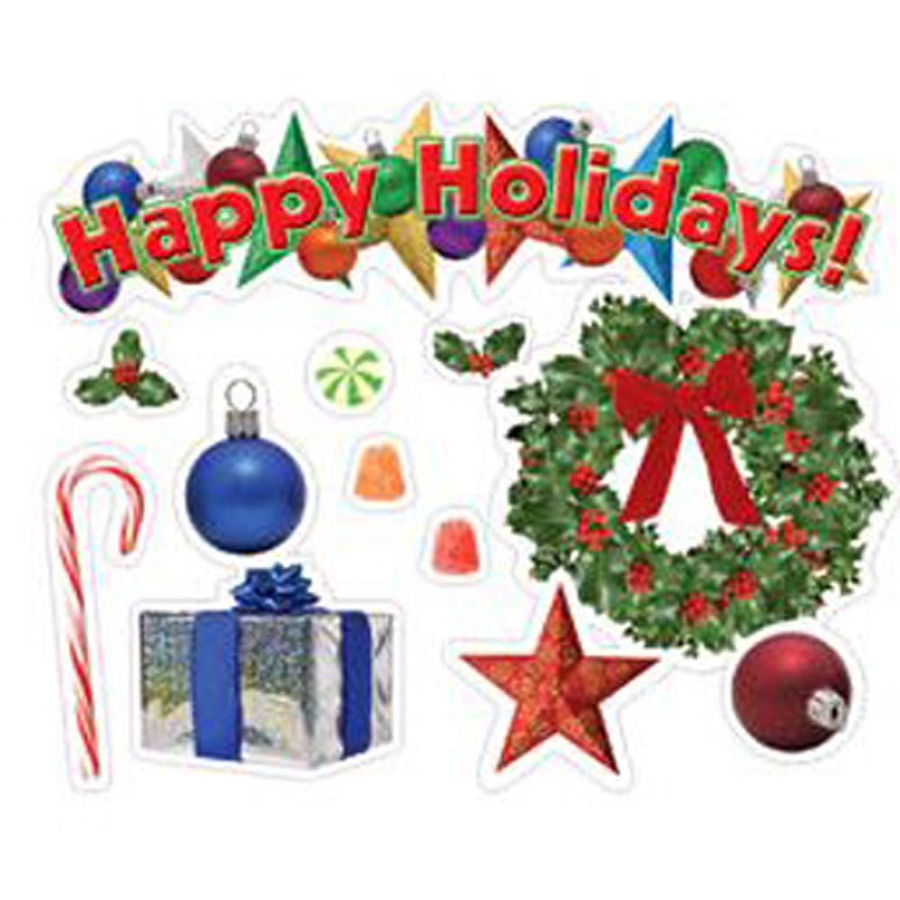 EP-3601 - Happy Holidays Mini Bulletin Board Set in Holiday/seasonal