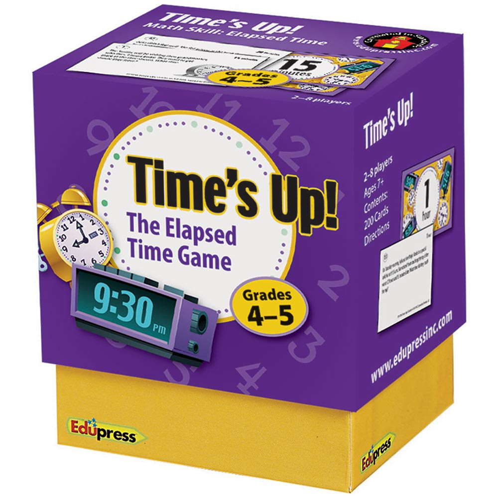 EP-3756 - Times Up Elapsed Time Game Gr 4-5 in Math
