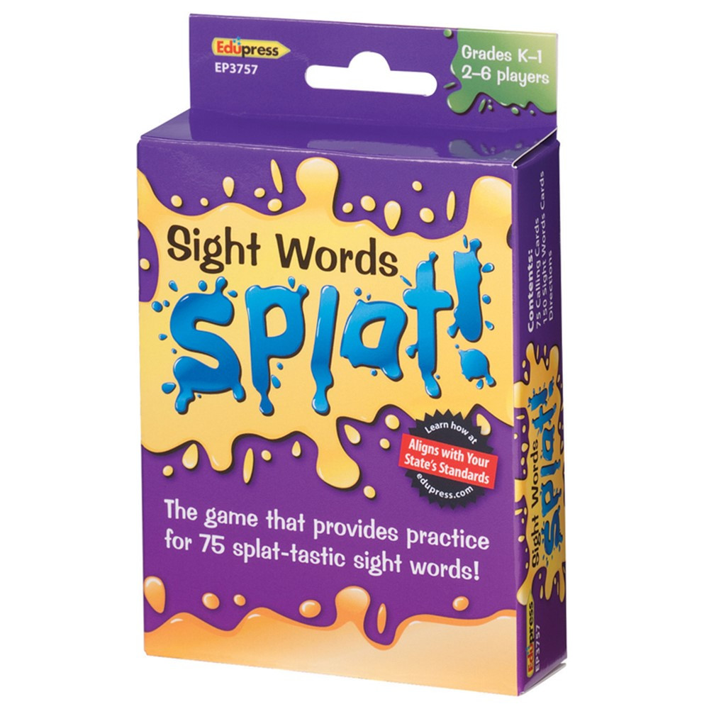 EP-3757 - Sight Words Splat Gr K-1 in Language Arts