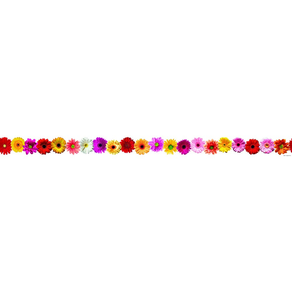 horizontal flower border clip art