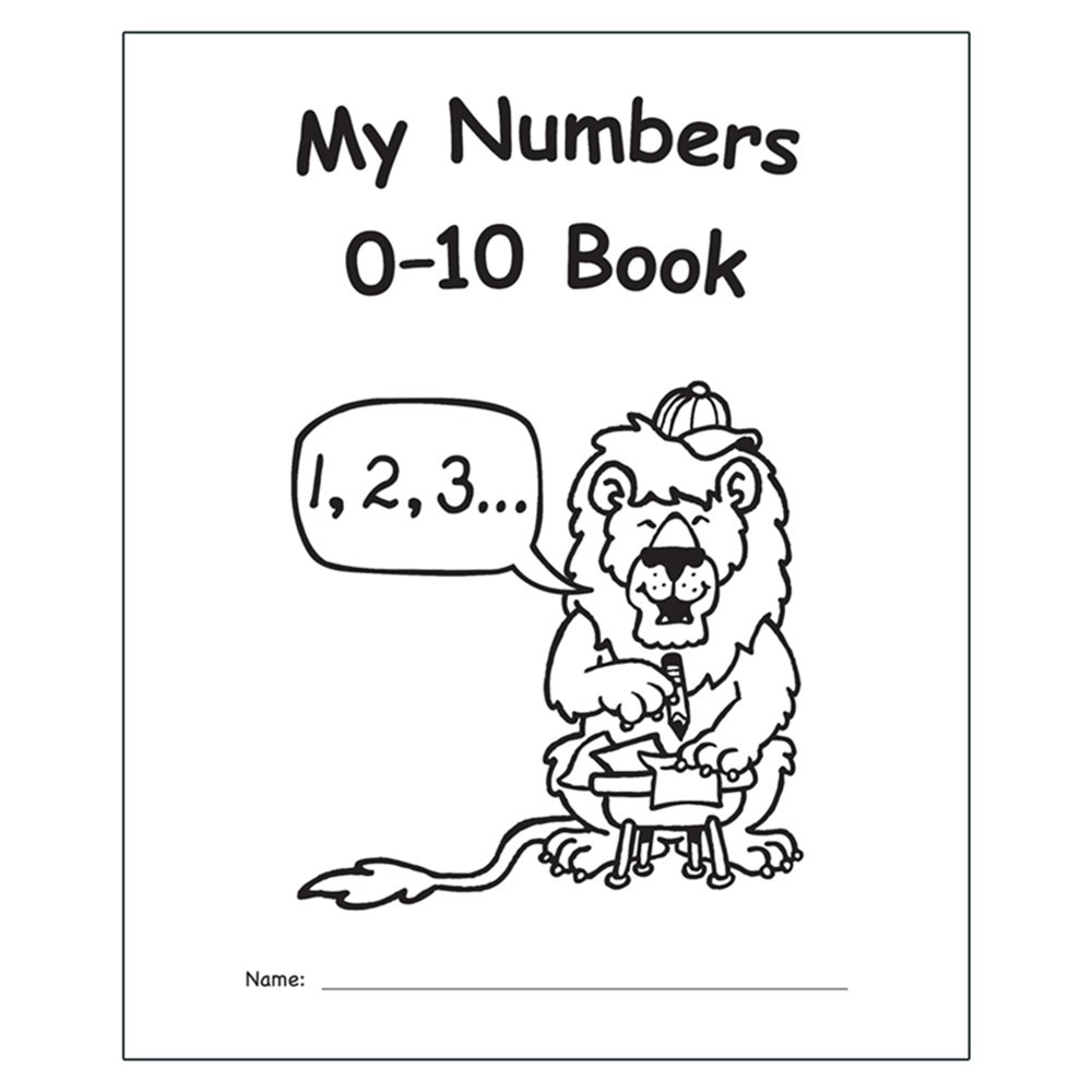 My Own Books: My Numbers 0-10 Book - EP-60006 | Teacher Created Resources | Numeration