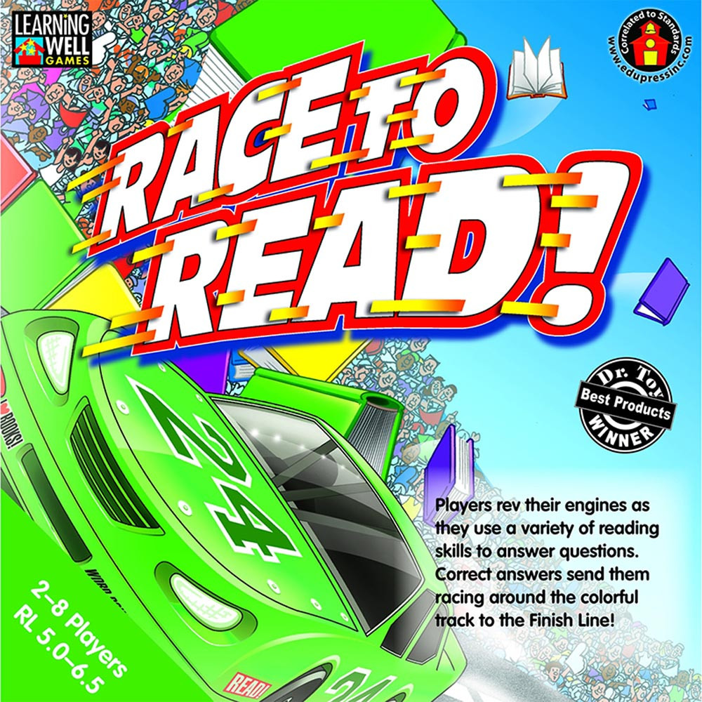 EP-LRN221 - Race To Read Game Reading Levels 5.0-6.5 in Language Arts