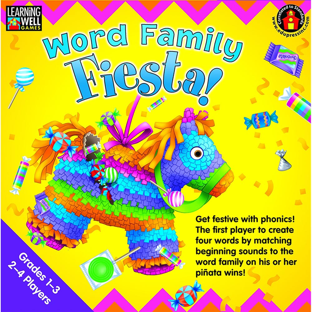 EP-LRN273 - Word Family Fiesta 3-4 Letter Word Families in Language Arts