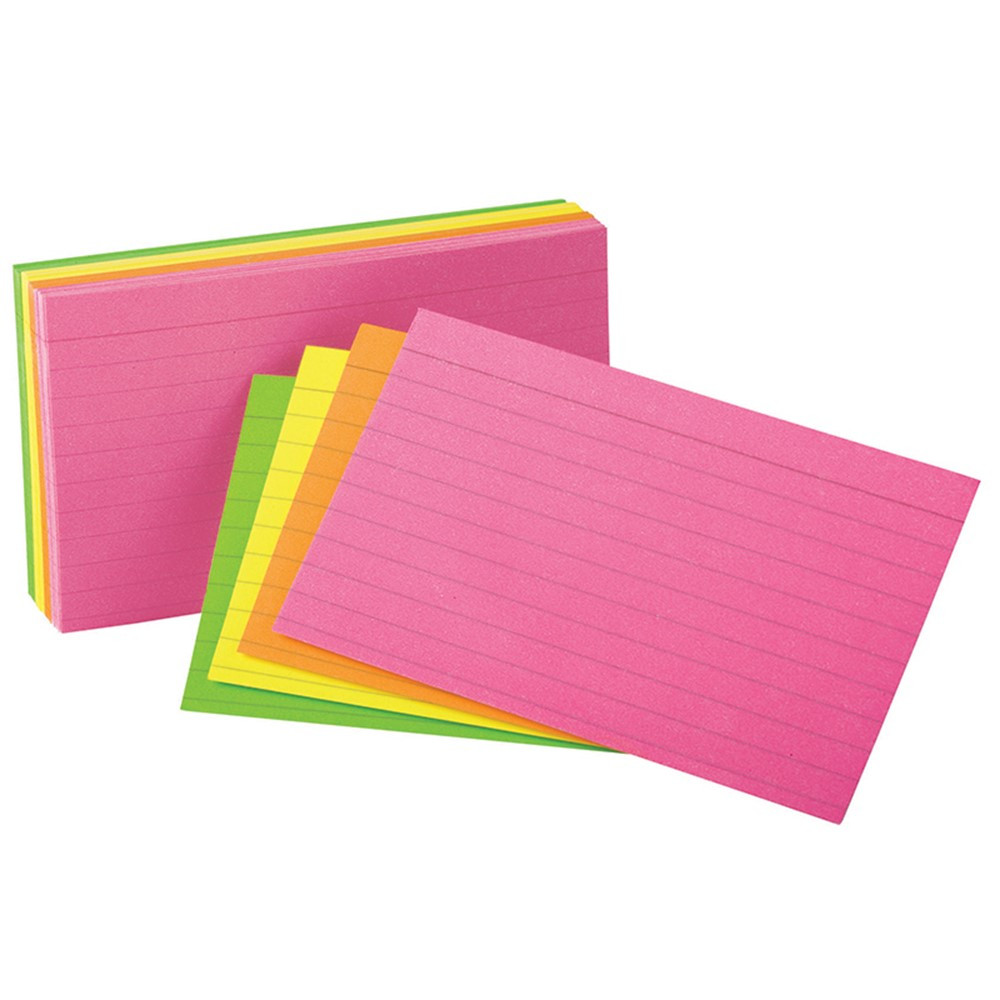 ESS99755 - Oxford Glow Index Cards 4 X 6 in Index Cards