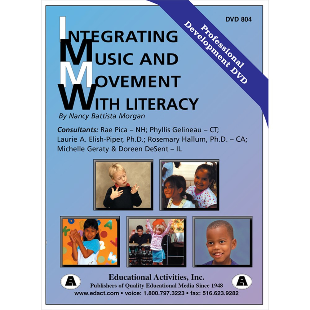 ETADVD804 - Integrating Music And Movement With Literacy in Dvd & Vhs