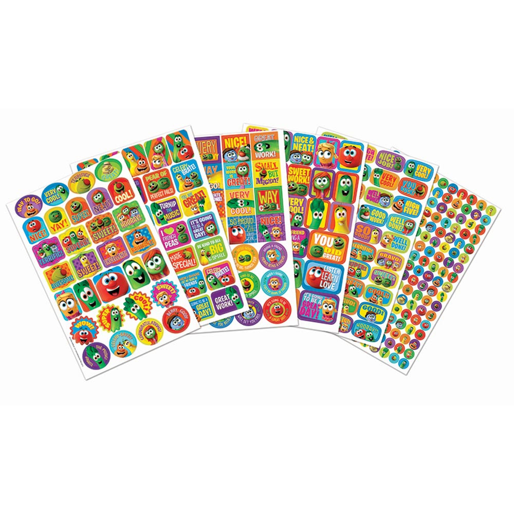 EU-609696 - Veggietales Sticker Book in Inspirational