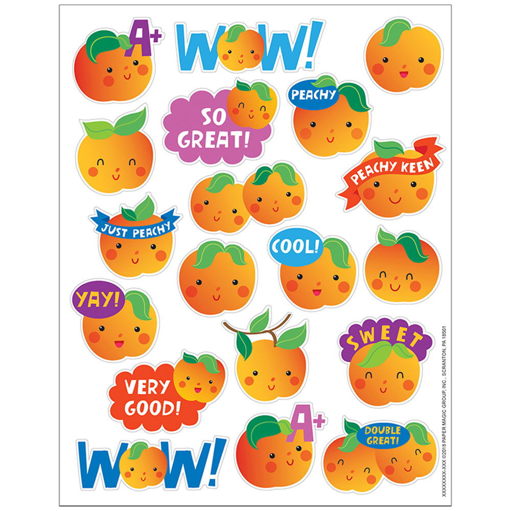 EU-650945 - Peach Stickers Scented in Stickers