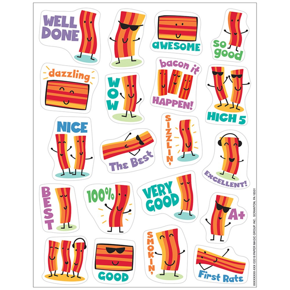 EU-650946 - Bacon Stickers Scented in Stickers