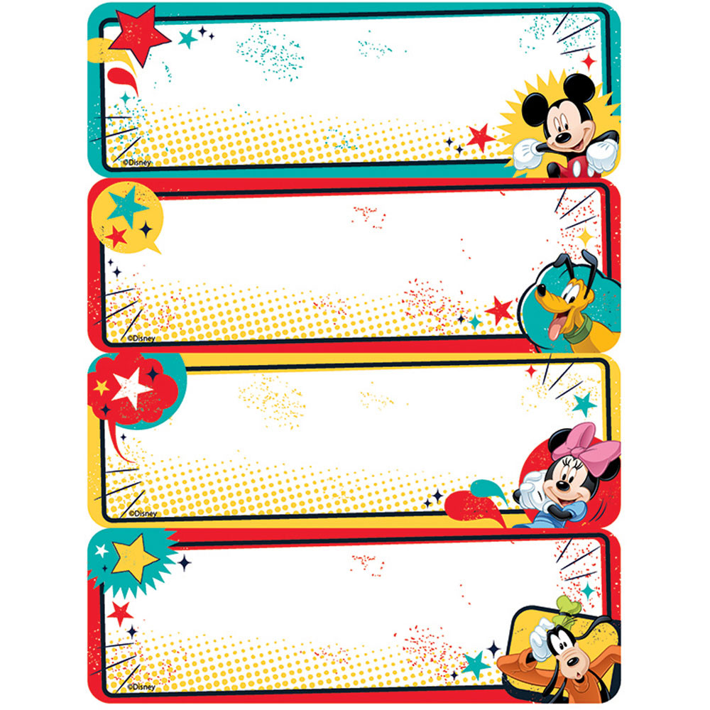 EU-656140 - Mickey Label Stickers in Stickers