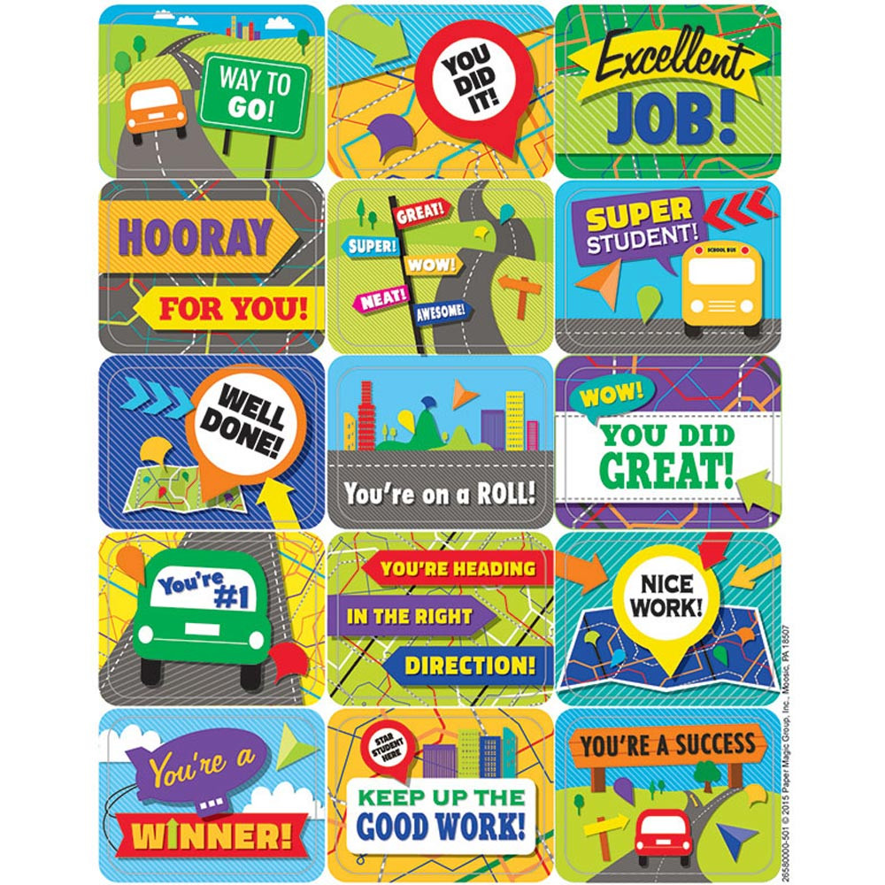 EU-658000 - Learning Adventure Success Stickers in Stickers