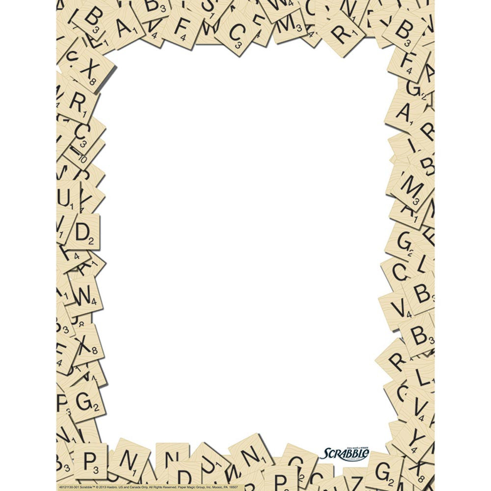 EU-812113 - Scrabble Letter Tiles Computer Paper in Design Paper/computer Paper