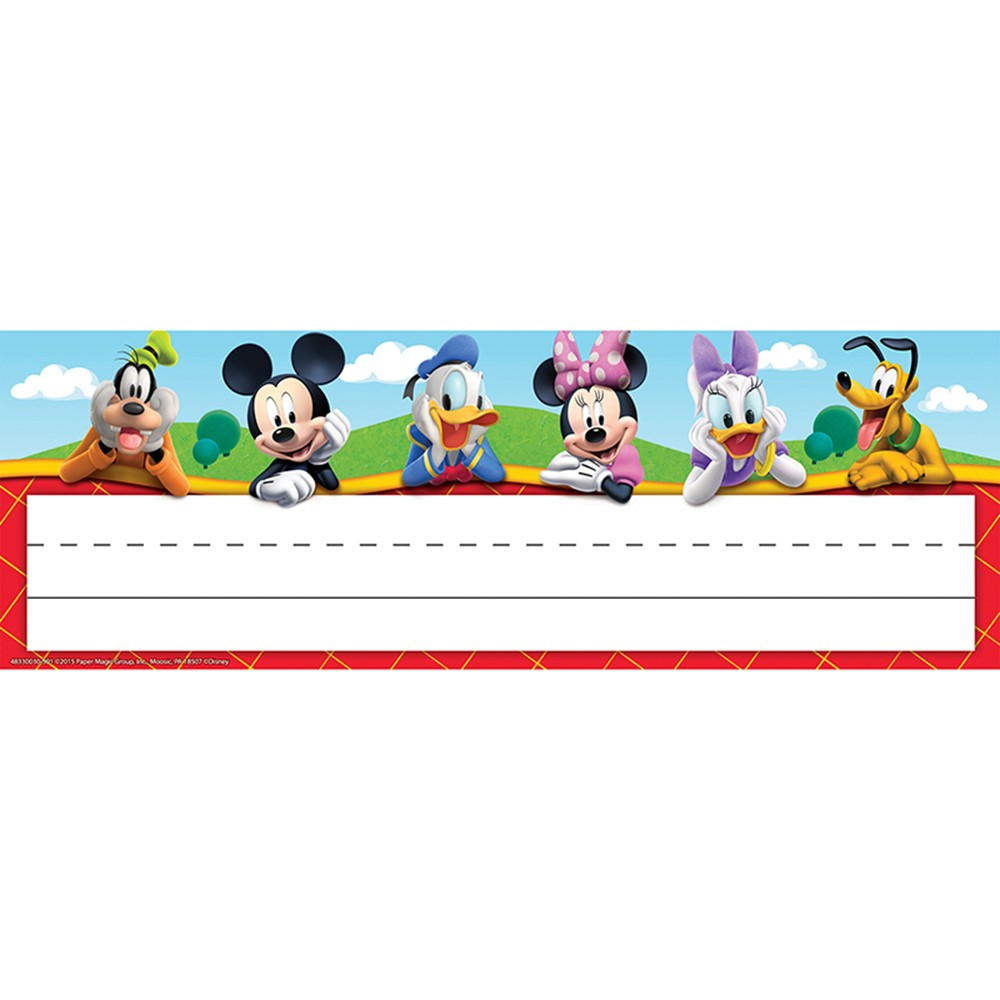 EU-833003 - Mickey Mouse Clubhouse Name Plates in Name Plates
