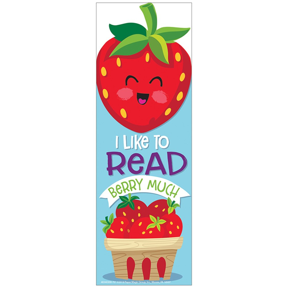 EU-834030 - Strawberry Bookmarks Scented in Bookmarks