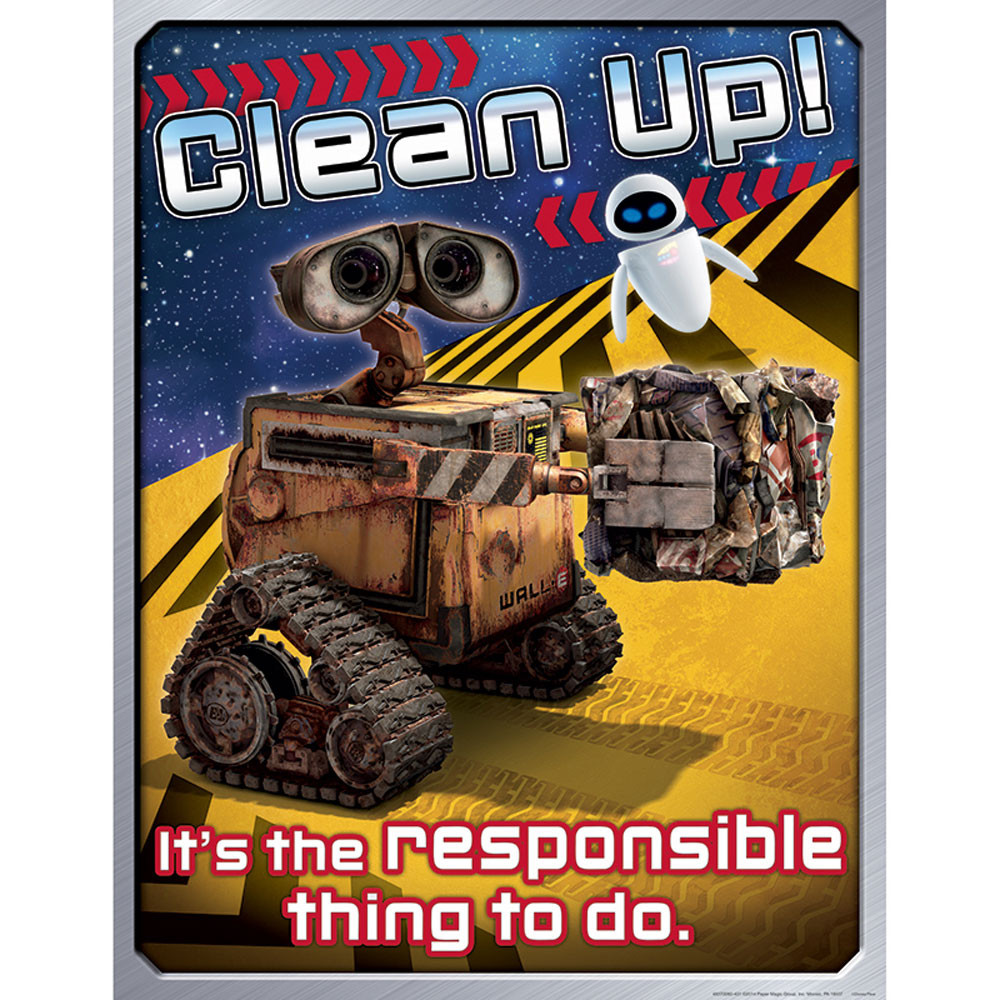 EU-837006 - Wall-E Clean Up 17X22 Poster in Classroom Theme